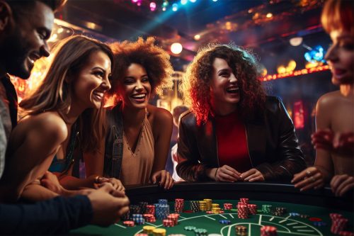foreigners at a casino
